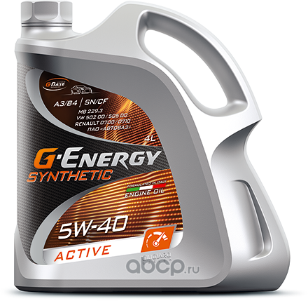 G-Energy Масло SyntheticActive 5W-40 5л