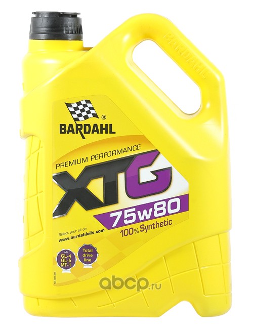 75w80 XTG GL4/GL5/MT-1 5L (синт. трансмисионное масло)