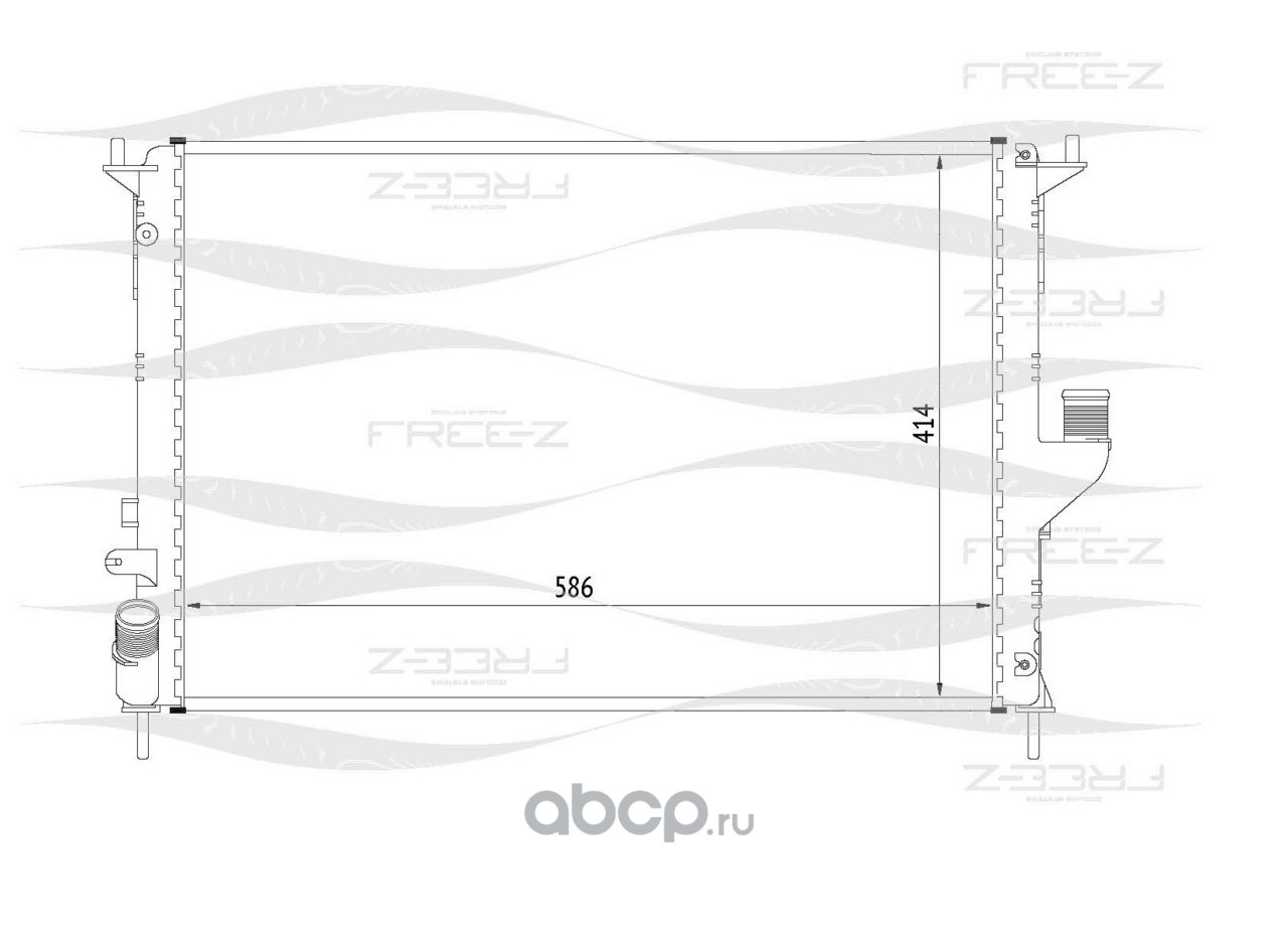 Радиатор охлаждения · FREE-Z KK0180