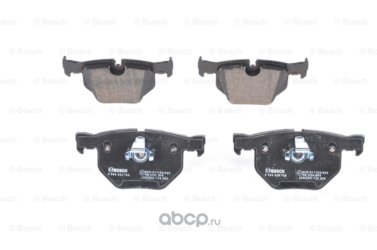 Колодки тормозные дисковые | зад | · BOSCH 0 986 424 766