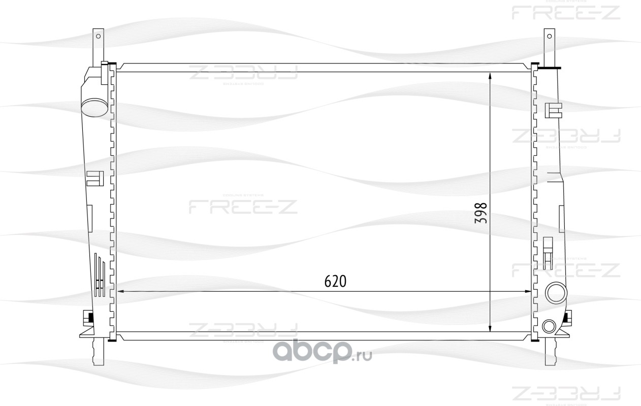 Радиатор охлаждения · FREE-Z KK0148