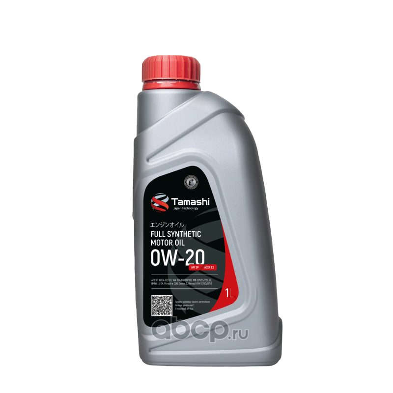 Масло моторное синтетическое 1л 0w-20 API SP/CF, SN+ ACEA C5, VW508.00/509.00 MB229.71 BMW L