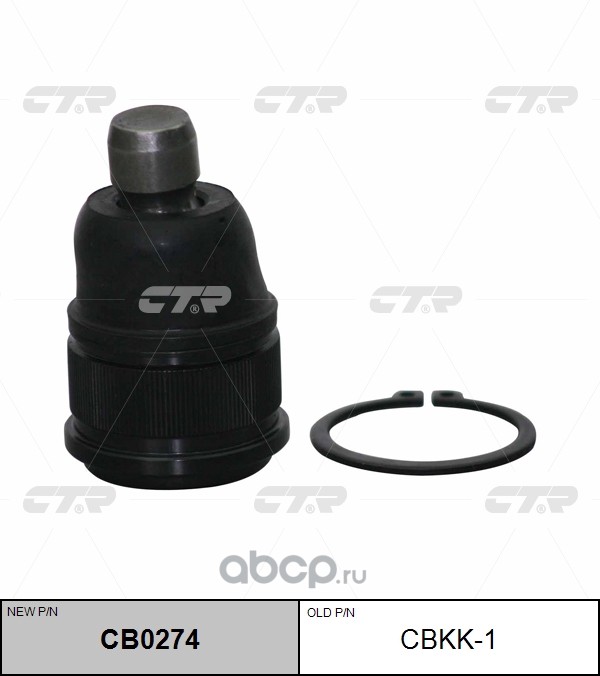 Снят, замена Снят, замена CBMZ-17 / CB0274 Опора шаровая | перед прав/лев | · CTR CBKK-1