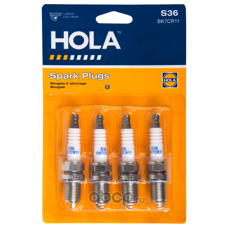 Свечи зажигания · HOLA S36