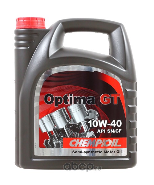 10W-40 Optima GT SN/CF, A3/B4, 4л (полусинт. мотор. масло)