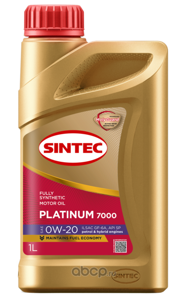 Масло моторное Platinum 7000 0W-20 GF-6A SP 1л