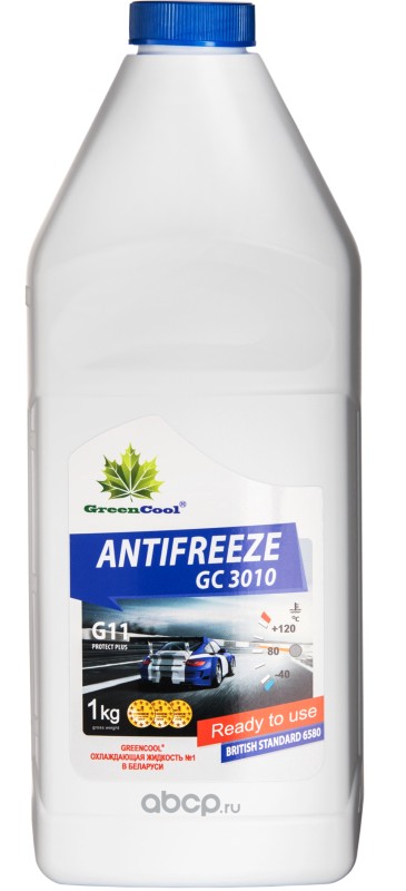 Антифриз GreenCool GC3010 G11, 1 кг (син.)
