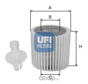 Фильтр масляный · UFI 25.196.00