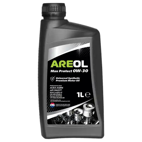 Max Protect 0W30 (1L) Масло моторное синтетическое  ACEA A3/B4, API SN/CF, MB 229.3/226.5, VW 502.00