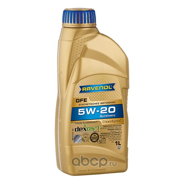 Моторное масло GFE SAE 5W-20 (1л)