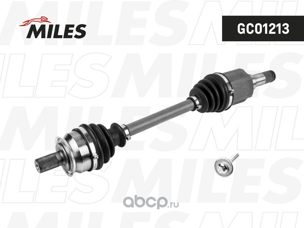 Вал приводной в сборе FORD FOCUS II 04-12/C-MAX 03-10/VOLVO C30/S40 II/V50 1.6T/2.0 5МКПП/4АКПП 06-12 лев. | лев |