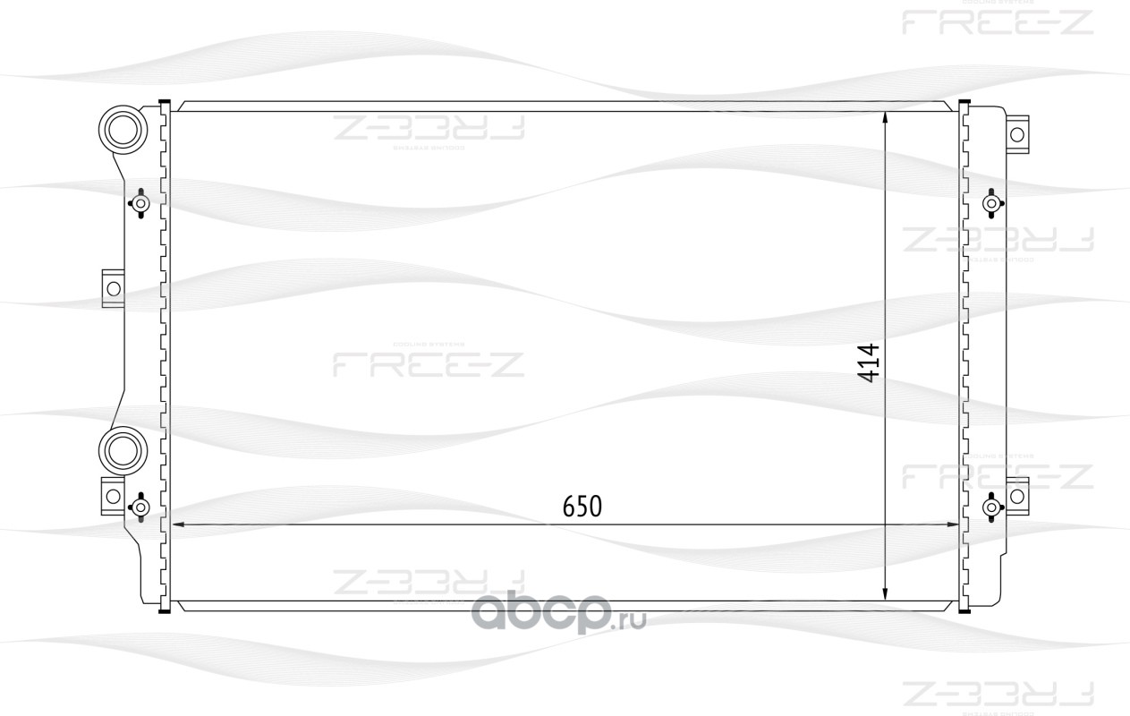 Радиатор охлаждения · FREE-Z KK0209