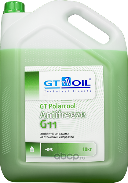 Антифриз Polarcool G11 зеленый, 10 кг