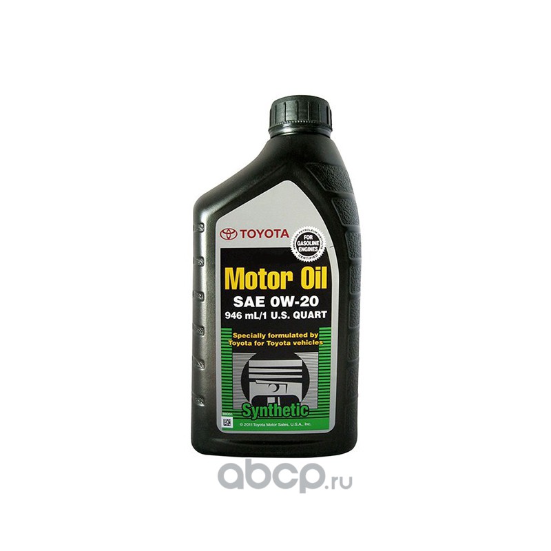 0W-20 Motor Oil API SN, 0,946л (синт. мотор. масло)