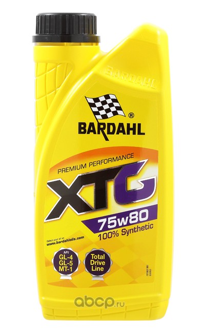 75w80 XTG GL4/GL5/MT-1 1L (синт. трансмиссионное масло)