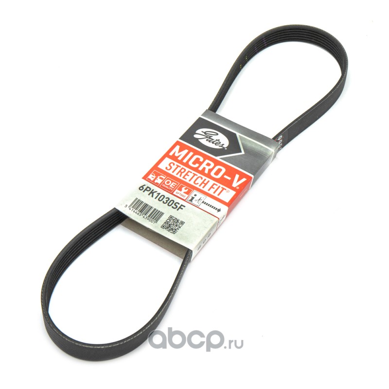 Ремень поликлиновой · GATES 6PK1030SF