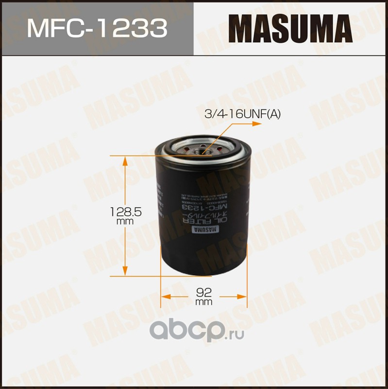 Фильтр масляный · MASUMA MFC-1233