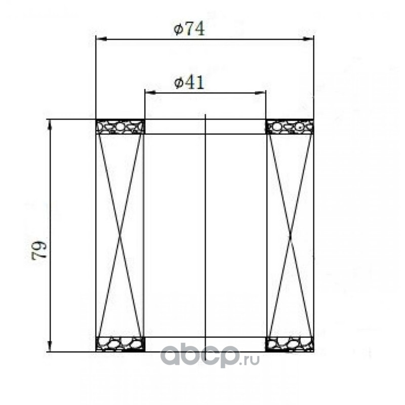 Фильтр масляный для а/м BMW 3 F30/F80 (11-)/5 F10 (09-)/X1 E84 (11-) 2.0T (картридж)