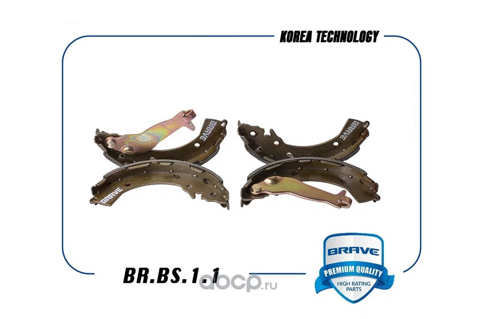 Колодка тормозная задняя · BRAVE BRBS11