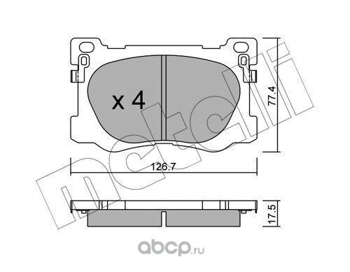 Brake Pad Set | перед |