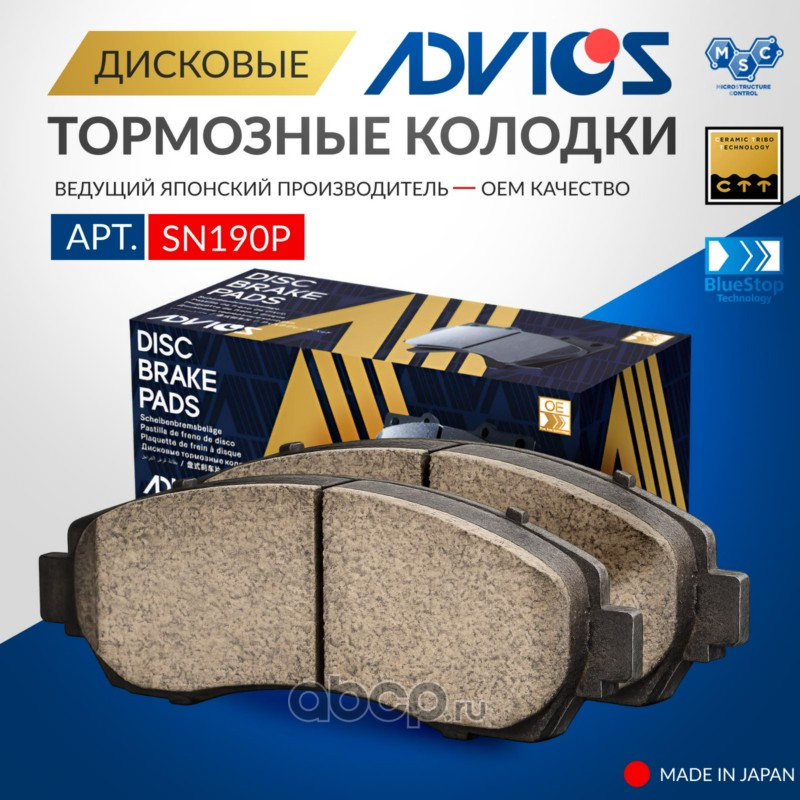 Дисковые тормозные колодки