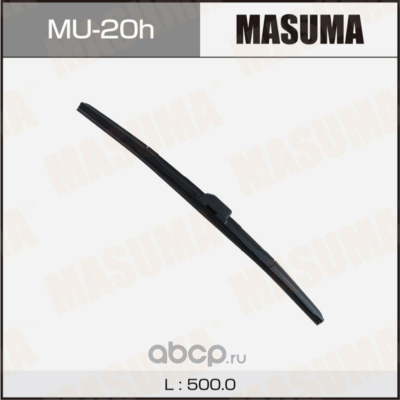 Щетка стеклоочистителя гибридная (дворник) 500мм 20 · MASUMA MU20H