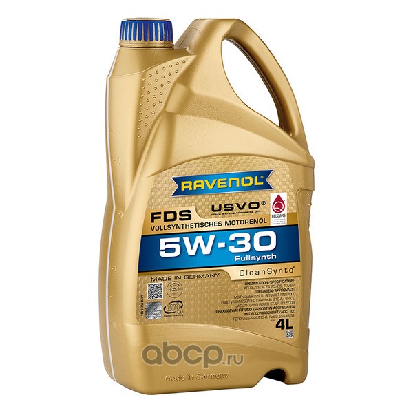 Масло моторное синтетическое FDS 5W-30 4л