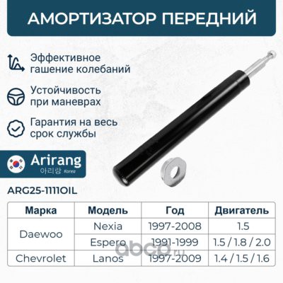 Амортизатор передний масляный