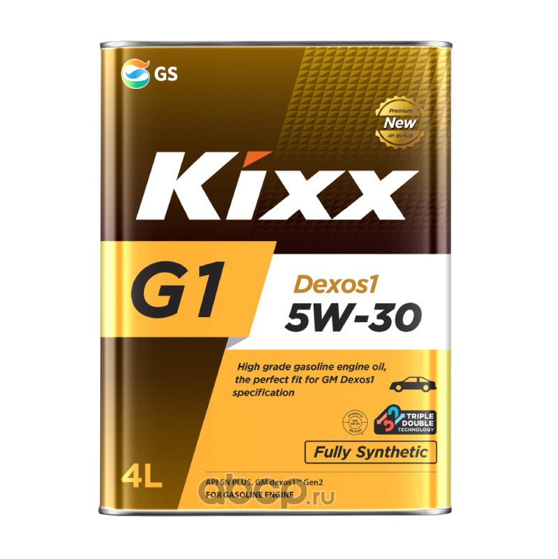 KIXX G1 DEXOS1 Gen2 5W-30 SN Plus (синт) 4л масло моторное (4)