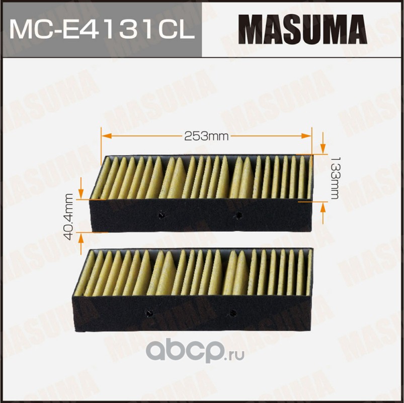 Фильтр салонный угольный · MASUMA MC-E4131CL