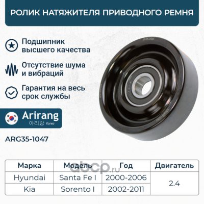Ролик натяжителя ремня приводного