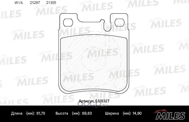 Колодки тормозные MB W202/203 AMG/210/140 зад. | зад |