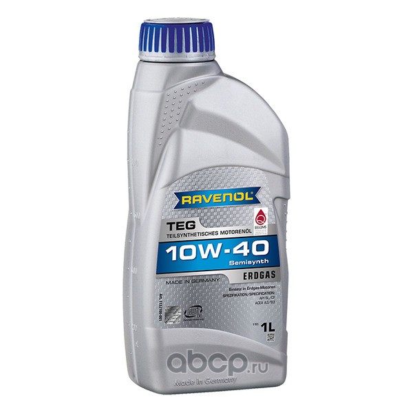 Моторное масло RAVENOL TEG SAE 10W-40 ( 1л) new