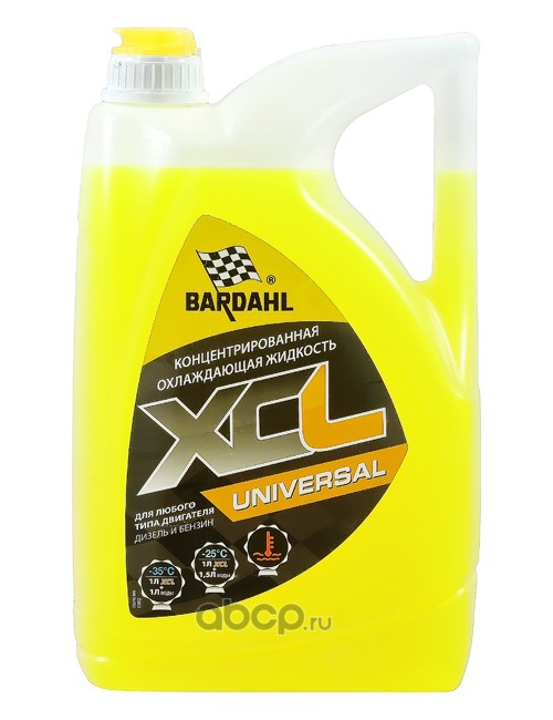 XCL UNIVERSAL Антифриз G12+ концентрат желтый 5L