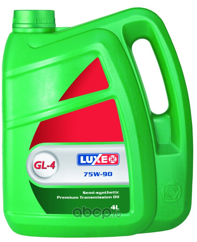 LUXE GL-4 75W-90 (МАСЛО ТРАНСМ.П/С) 4 Л ПЕР.-ПРИВ.