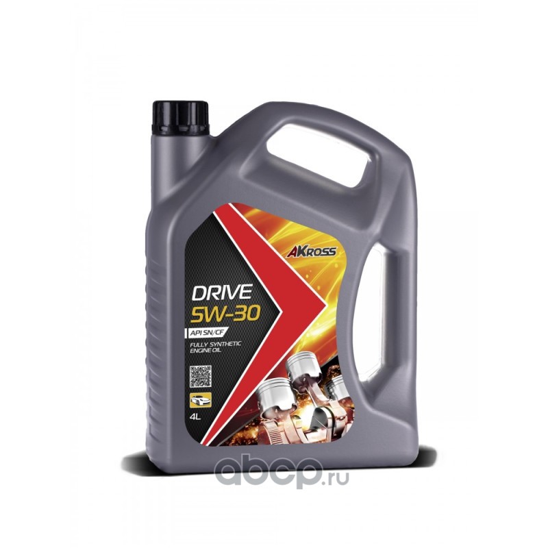 Масло моторное синтетическое DRIVE 5W30 SN/CF 4л