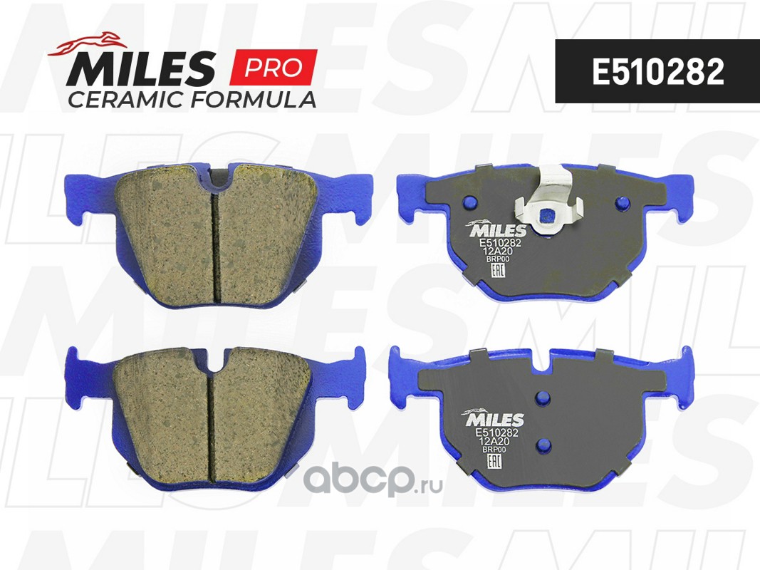 Колодки тормозные BMW E90/E91/E60/E61/E70/E71 зад. Ceramic | зад | · MILES E510282