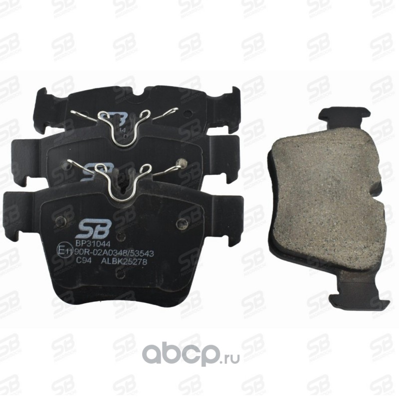 Колодки тормозные дисковые | зад | · SB NAGAMOCHI BP31044