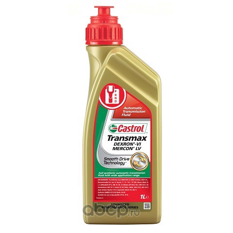 Снят, замена 15D747 Масло трансмиссионное Transmax DEXRON®-VI MERCON® LV 1L · CASTROL 156CAA