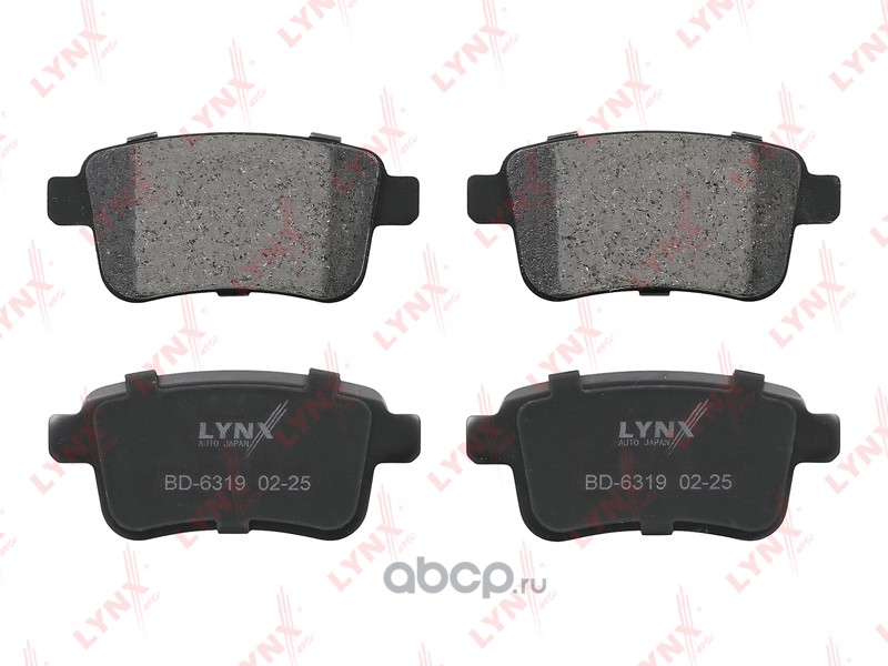 Колодки тормозные дисковые | зад | · LYNXAUTO BD6319
