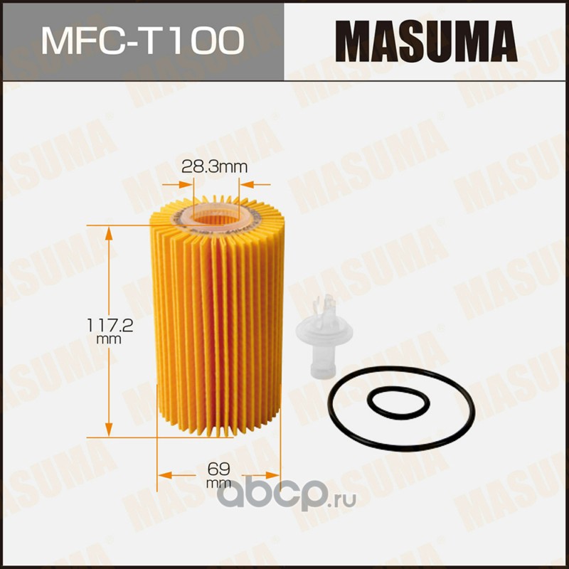 Фильтр масляный (вставка) · MASUMA MFC-T100