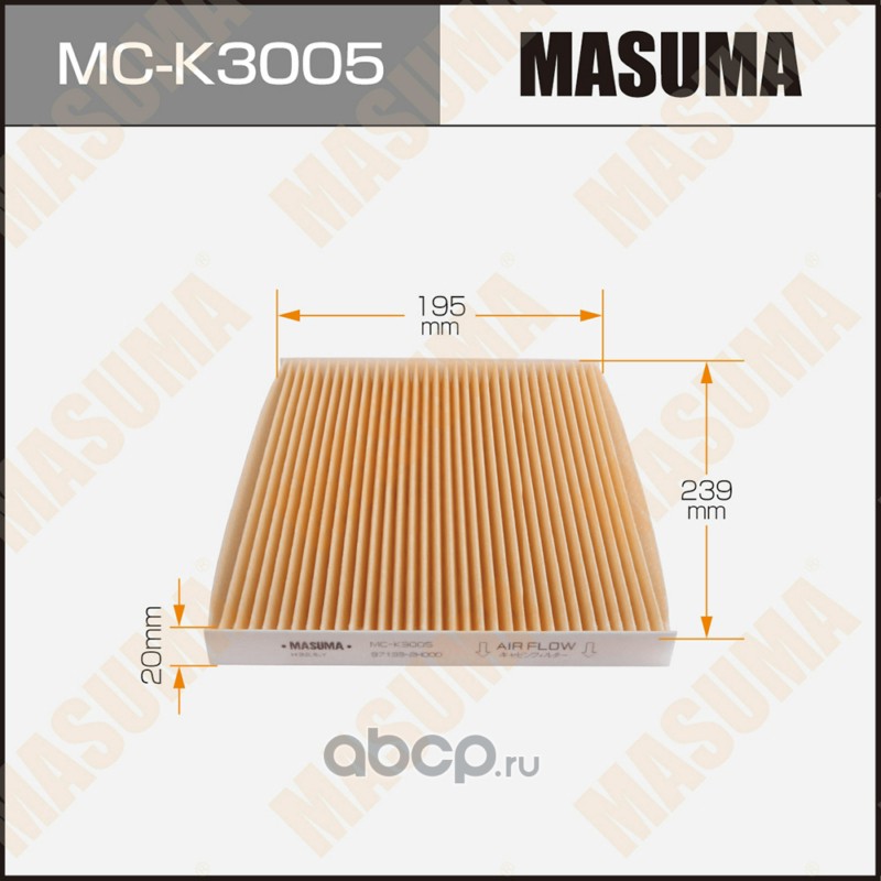 Фильтр салонный · MASUMA MC-K3005