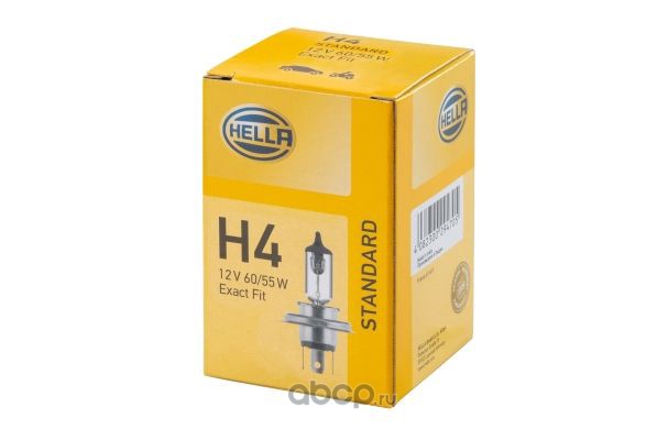 Автолампа H4 12V 60/55W /HRUS P43