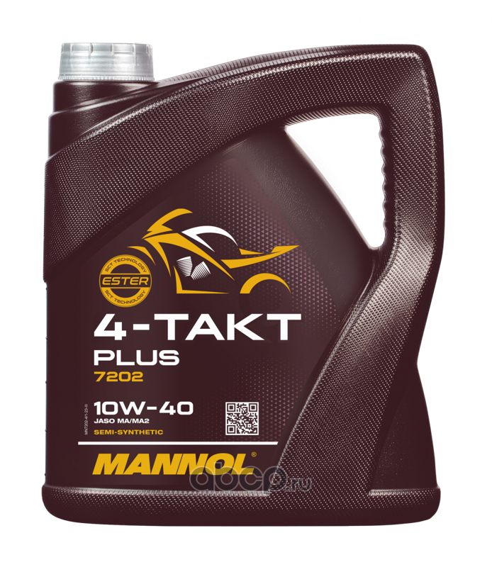 Масло моторное полусинтетическое 10W-40 4-Takt PLUS (4л.)