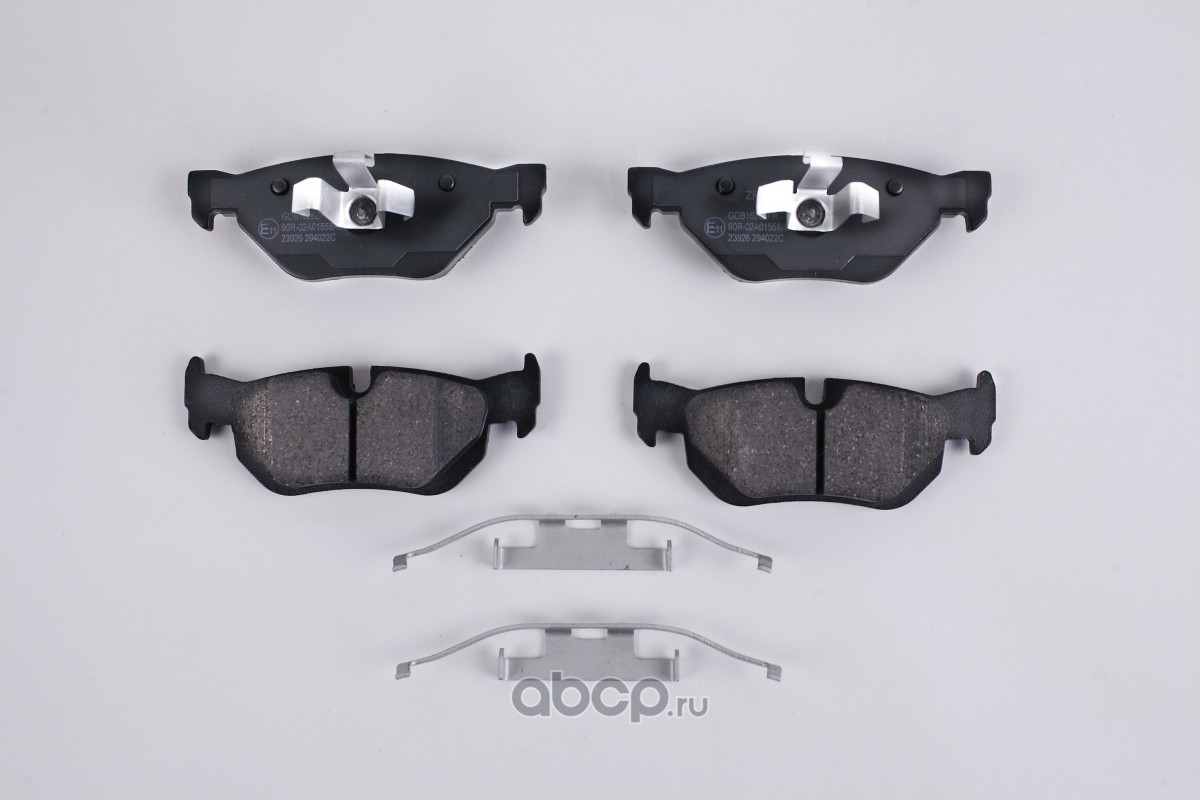 Колодки тормозные дисковые | зад |