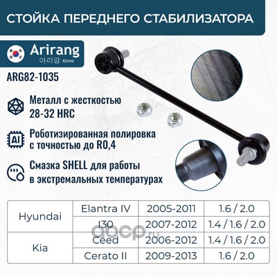 Стойка стабилизатора передняя