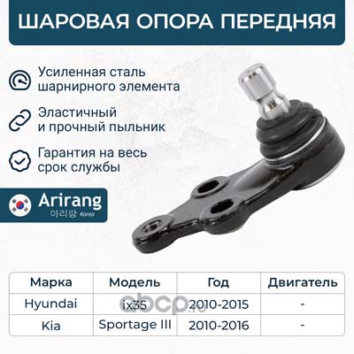 Шаровая опора переднего рычага