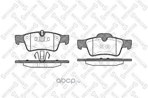 Колодки дисковые з. MB C219/W164/W251 0 | перед |