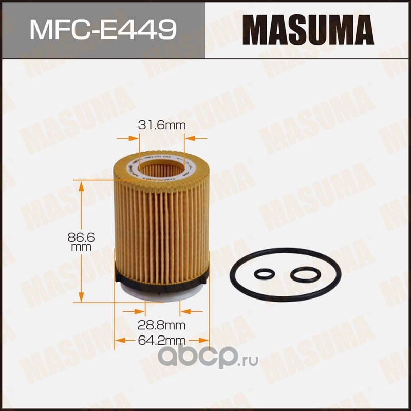 Фильтр масляный (вставка) · MASUMA MFC-E449