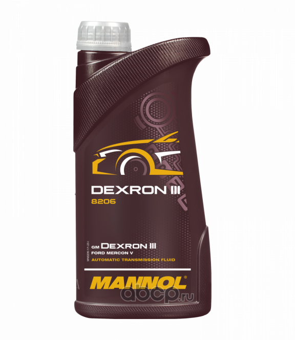 Жидкость трансмиссионная для АКПП полусинтетическая DEXRON III 1л